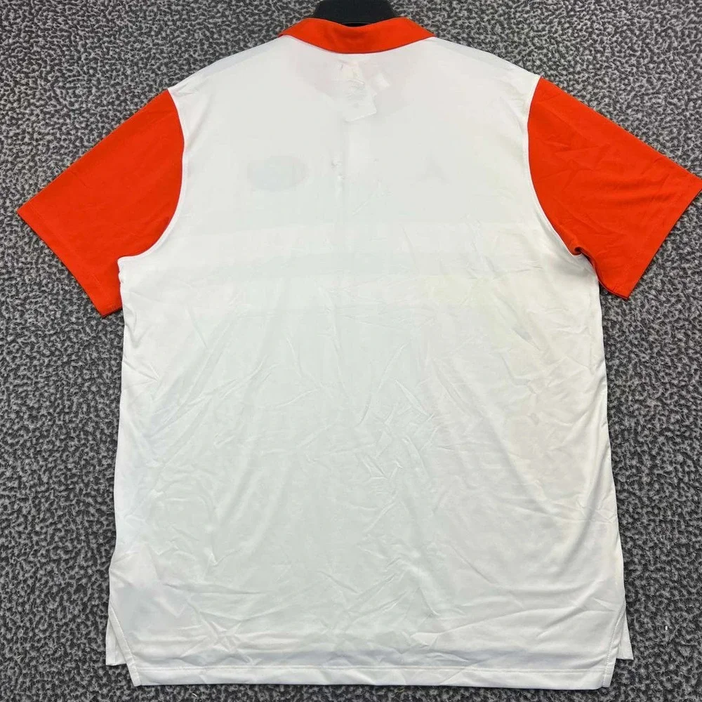 Air Jordan Florida Gators Dri-FIT Polo Shirt Men Large White Short Sleeve New L